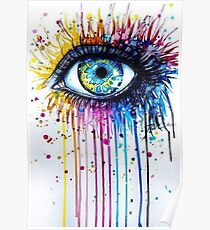 Psychedelic eye Poster