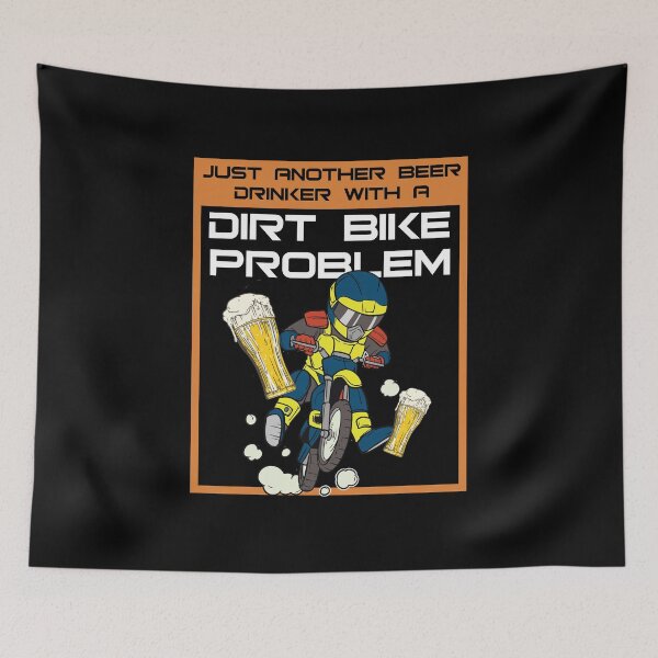 Item preview, Just Another Beer Drinker with a Dirt Bike Problem Biker  designed and sold by Rzelemenz.