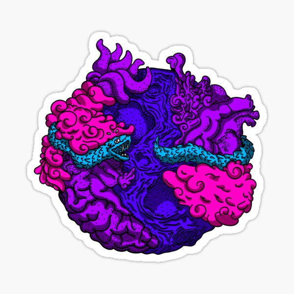 Item preview, Neon Snake designed and sold by Pin-i.