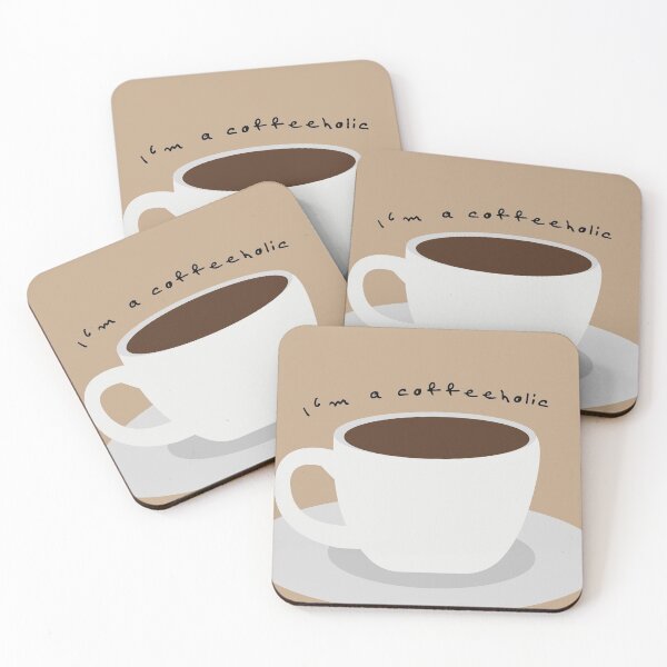 Item preview, "I'm a coffeeholic" saying over coffee cup designed and sold by Itsjayrose.