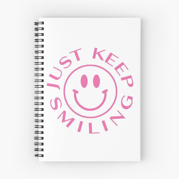 Item preview, JUST KEEP SMILING PINK designed and sold by Emily Zigo.