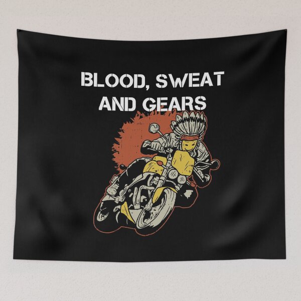 Item preview, Blood Sweat and Gears Motocross Off Road Dirt Bike Biking  designed and sold by Rzelemenz.