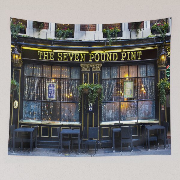 Item preview, The Seven Pound A Pint Pub designed and sold by Londonimages.
