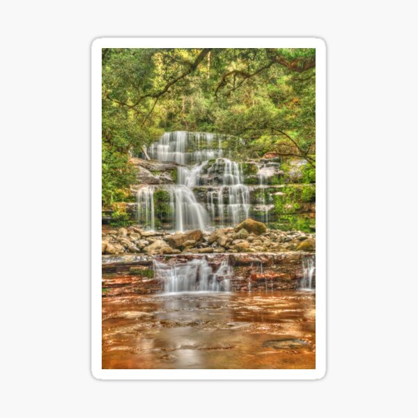 Liffey Falls portrait Sticker
