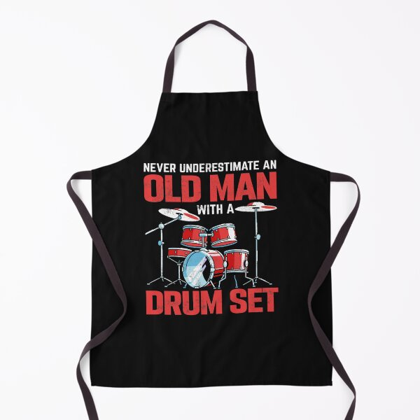 Item preview, Funny Never Underestimate An Old Man With A Drum Set Drummer designed and sold by Best Designer.