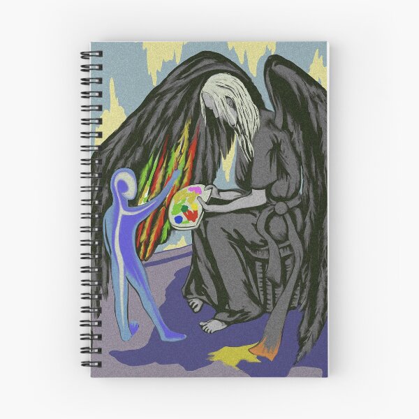 Item preview, The artist's soul paints a sad angel designed and sold by Magicbrush13.