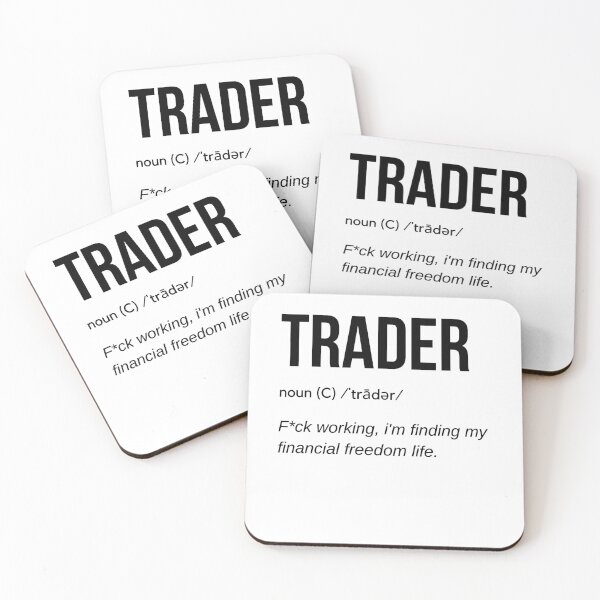 Item preview, Funny Trader Definition (Black) designed and sold by TraderShirts.