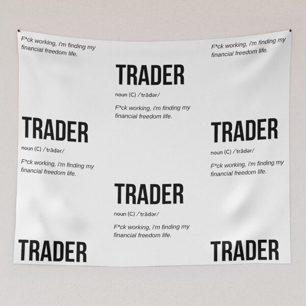 Item preview, Funny Trader Definition (Black) designed and sold by TraderShirts.