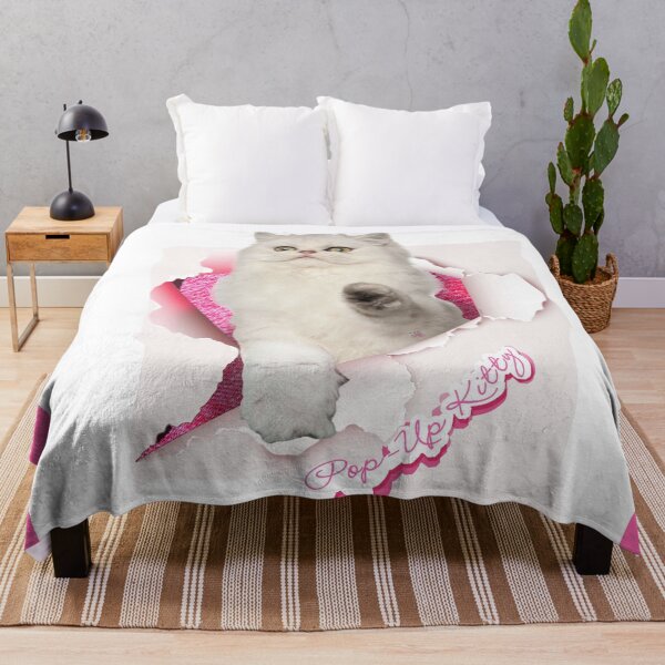 Item preview, Pop-Up Cat - Persian White Cat (by ACCI) designed and sold by VanyssaGraphics.