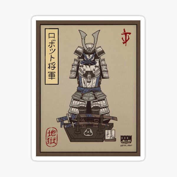 Fallen Shogun Sticker