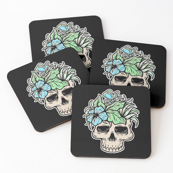 Item preview, Floral Skull | Halloweentee | Plants Make Me Feel Alive designed and sold by Design-Maniya.