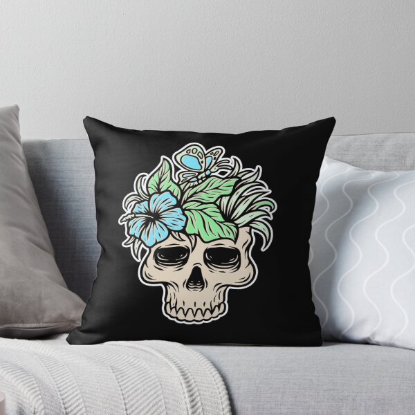 Item preview, Floral Skull | Halloweentee | Plants Make Me Feel Alive designed and sold by Design-Maniya.
