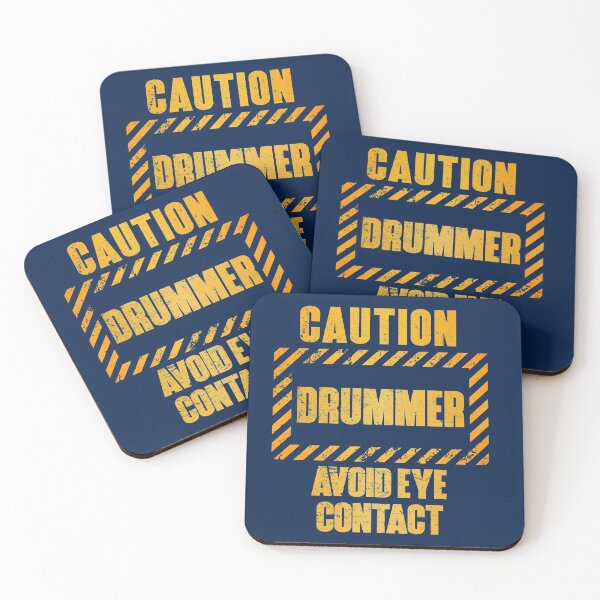 Item preview, Caution: Drummer.  Avoid Eye Contact designed and sold by HappySchnapper.