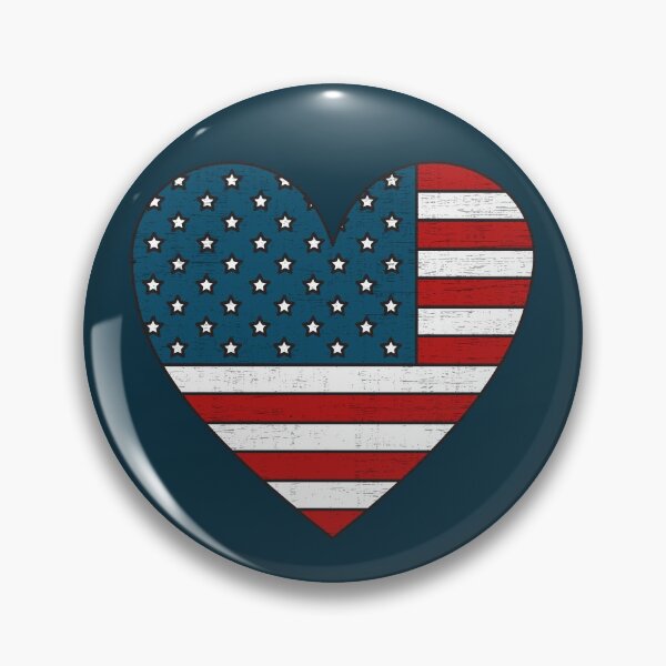 Item preview, Patriotic Heart designed and sold by ChelleCreate.