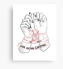 do not open before christmas xx Metal Print