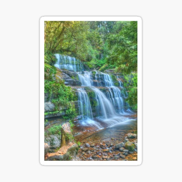 Liffey Falls .. side portrait Sticker