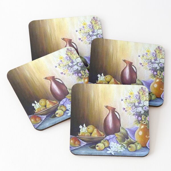 Item preview, WILD FLOWERS,APPLES AND PEARS , fine art print  inspired by nature  designed and sold by Adri Barnard.