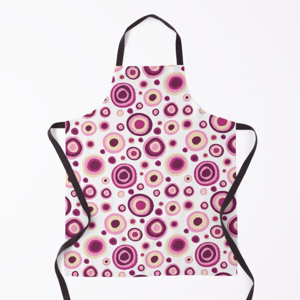 Item preview, Pink circles and dot pattern designed and sold by Zendays.