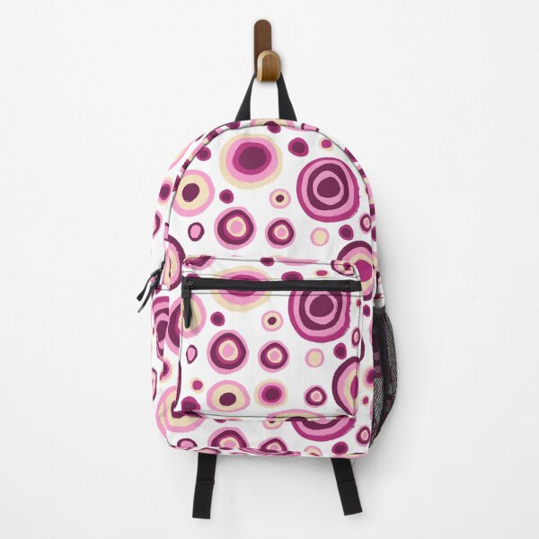 Item preview, Pink circles and dot pattern designed and sold by Zendays.