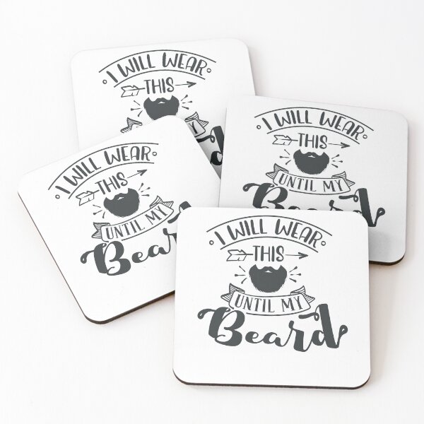 Item preview, I Will Wear This Until My Beard designed and sold by FOX1999-Design.