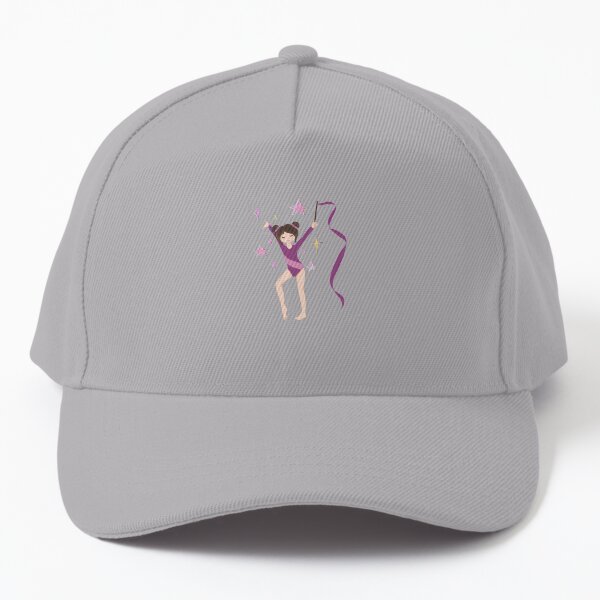 Purple gymnastics girl Baseball Cap
