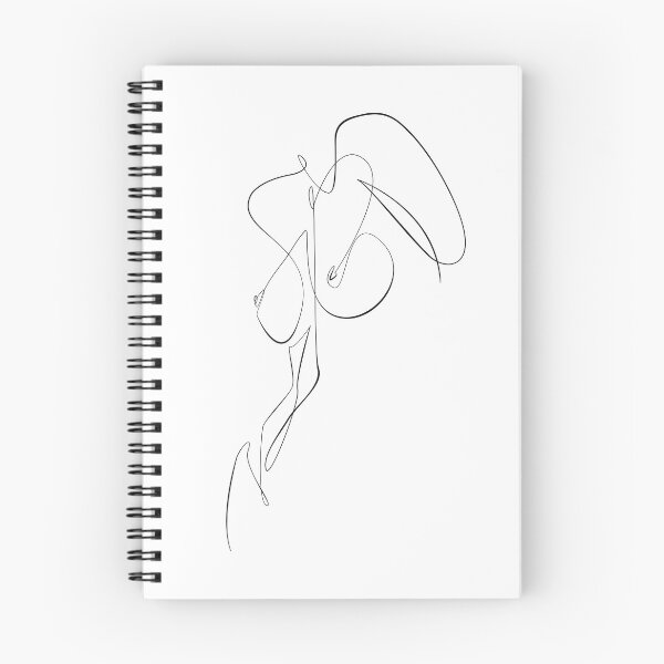 Item preview, "Abstract Body Form" One Line Female Outline designed and sold by Infinitenoon.