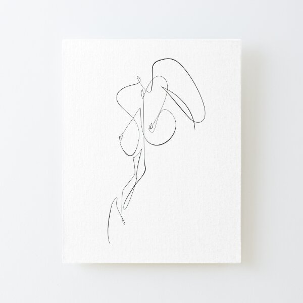 Boob Outline Wall Art for Sale