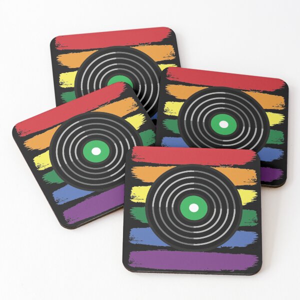 Item preview, Record Collector and LGBT Rainbow Vinyl Turntable Music  designed and sold by Rzelemenz.