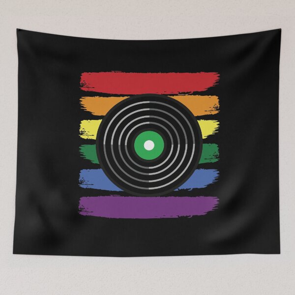 Item preview, Record Collector and LGBT Rainbow Vinyl Turntable Music  designed and sold by Rzelemenz.