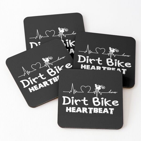Item preview, Dirt Bike Heartbeat Classic T-Shirt, Dirt Bike Motorcycle  Essential T-Shirt, Cute Motocross Gift designed and sold by Mordaimnd ★★★★★.