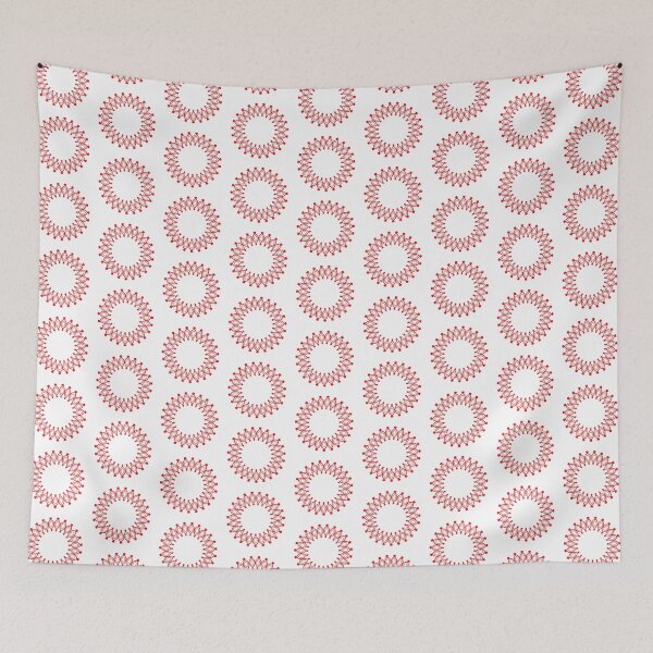 Item preview, Sun Fancy Red on White 5748 designed and sold by Art in My Loft.