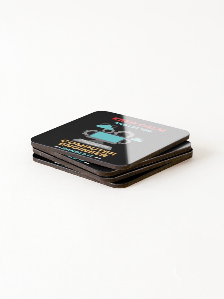 Thumbnail 4 of 5, Coasters (Set of 4), Computer Engineer II designed and sold by CecileMJ.