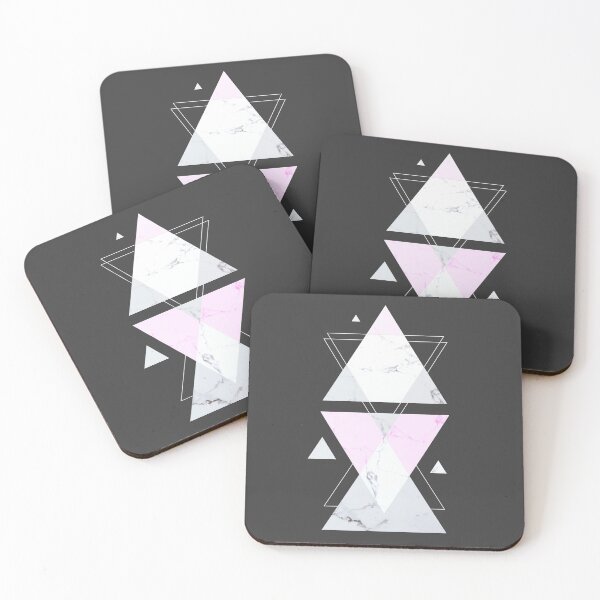 Aperçu de l'œuvre Triangles de marbre géométriques créée et vendue par TamGustam.