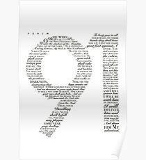 Psalm 91 White Poster