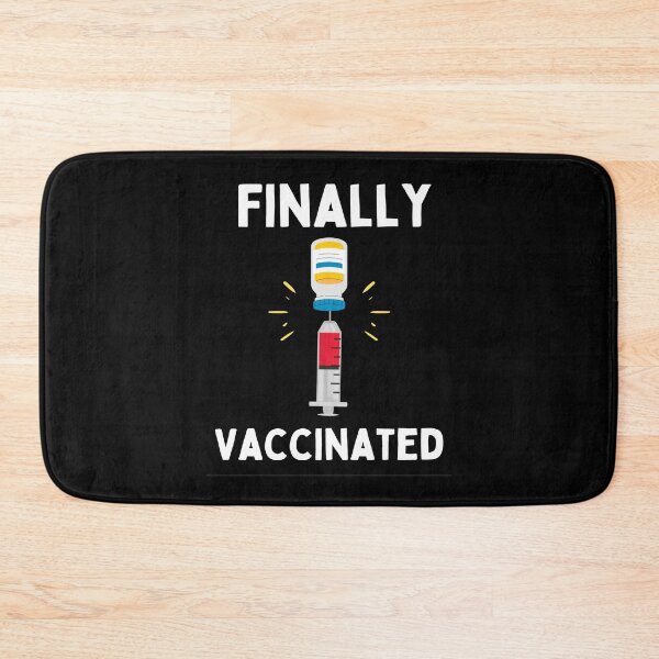 Item preview,  Finally Vaccinated Saying 2021 Finally Vaccinated Corona Virus designed and sold by chetan786.