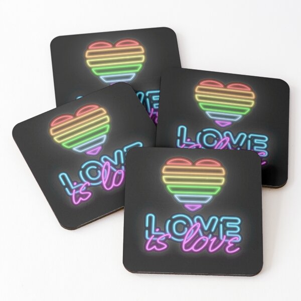 Item preview, Love is love neon sign designed and sold by pincelycolores.