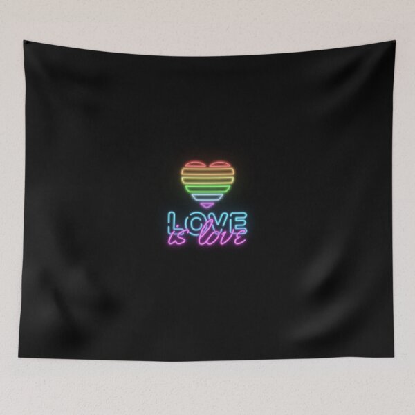Item preview, Love is love neon sign designed and sold by pincelycolores.