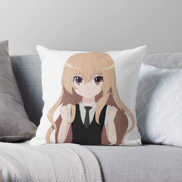 Aisaka Taiga Anime Toradora Throw Pillow By Toradorataiga Redbubble 3770