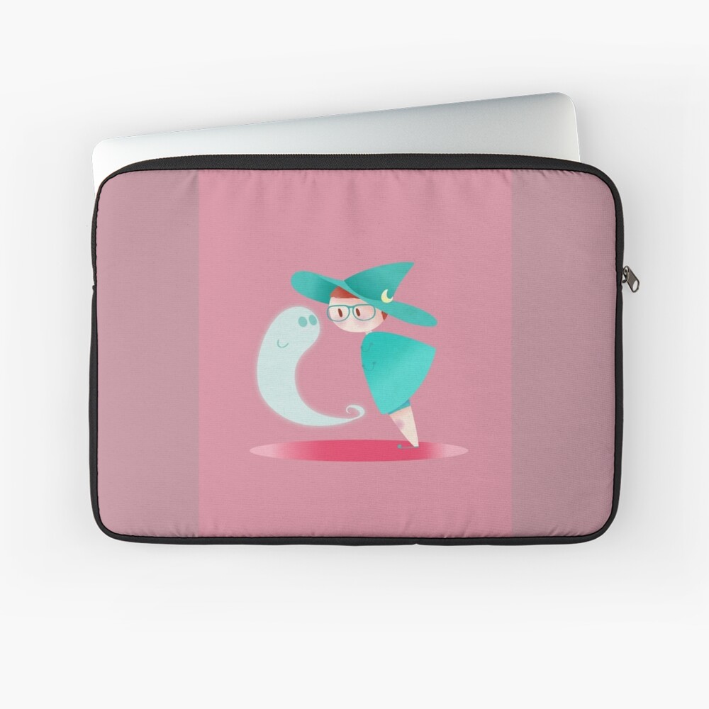 13 Inch Laptop Sleeve Spooky Little Ghost Owl