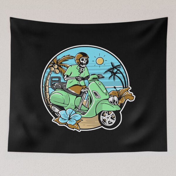 Item preview, Skull Riding | Halloween Kills | Halloweentee designed and sold by Design-Maniya.