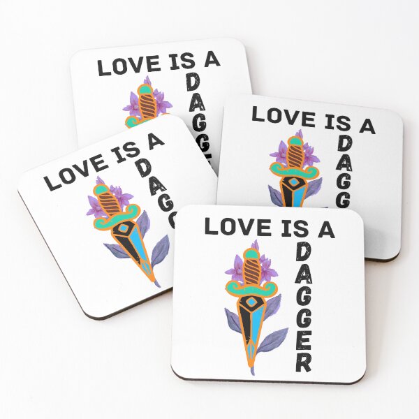 Item preview, Love is a dagger designed and sold by ronaldsonou.
