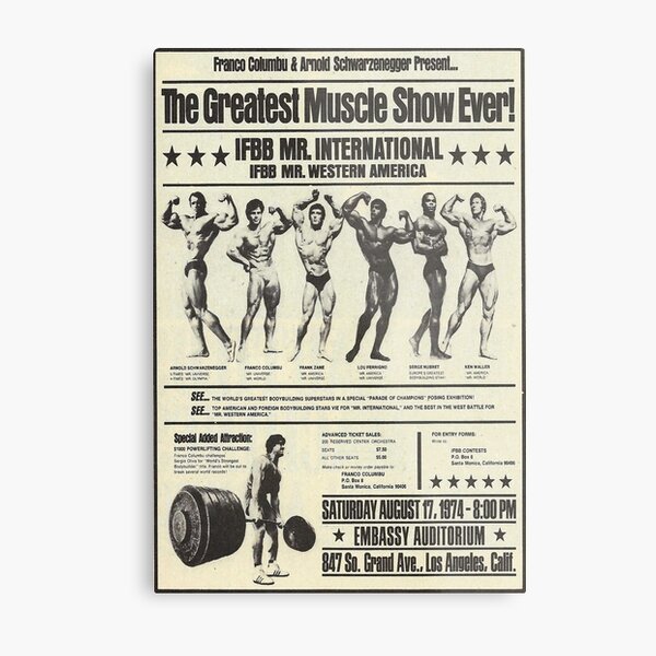The Greatest Muscle Show Ever! Metal Print