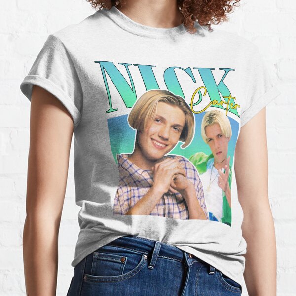 Nick Carter | Style des années 90 pour les garçons de Backstreet T-shirt classique