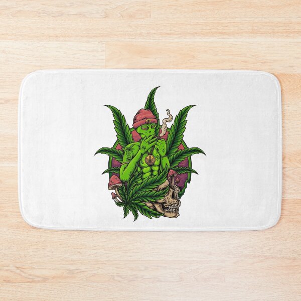Aperçu de l'œuvre Marijuana extraterrestre créée et vendue par momon artwork.