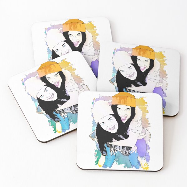 Item preview, Two girlfriends playing and having fun  designed and sold by Prof209.