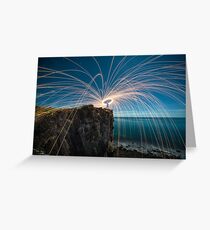 The last spin Greeting Card