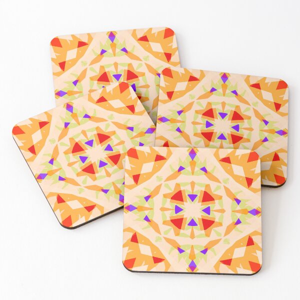 Item preview, Modern Colourful Vibrant Orange Purple Halloween Magic Witch Star Pattern designed and sold by PatternPerfect.