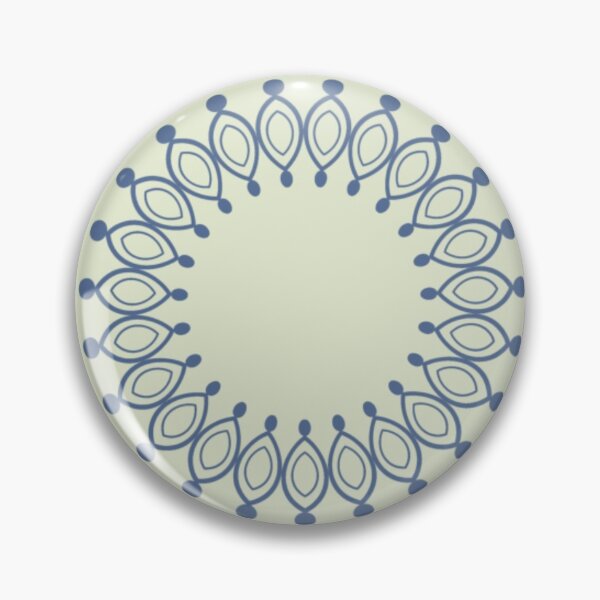 Item preview, Sun Fancy Blue on Pale Green 5748 designed and sold by Art in My Loft.