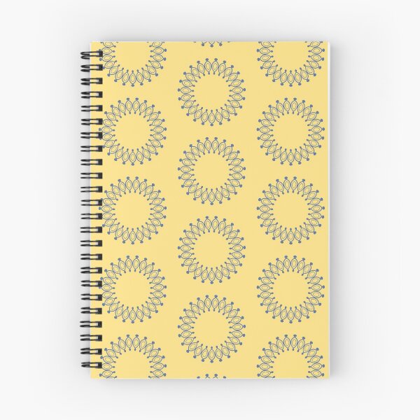 Item preview, Sun Fancy Blue on Yellow 5748 designed and sold by Art in My Loft.