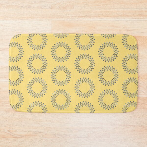 Item preview, Sun Fancy Blue on Yellow 5748 designed and sold by Art in My Loft.